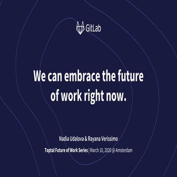 We can embrace the future of work right now