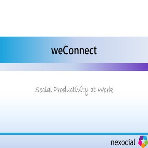 weConnect - the Enterprise