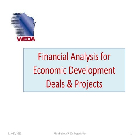 Development Financing for Economic Development