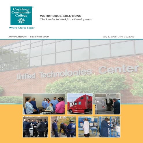 Workforce and Economic Development (WEDD) 2009 Annual Report
