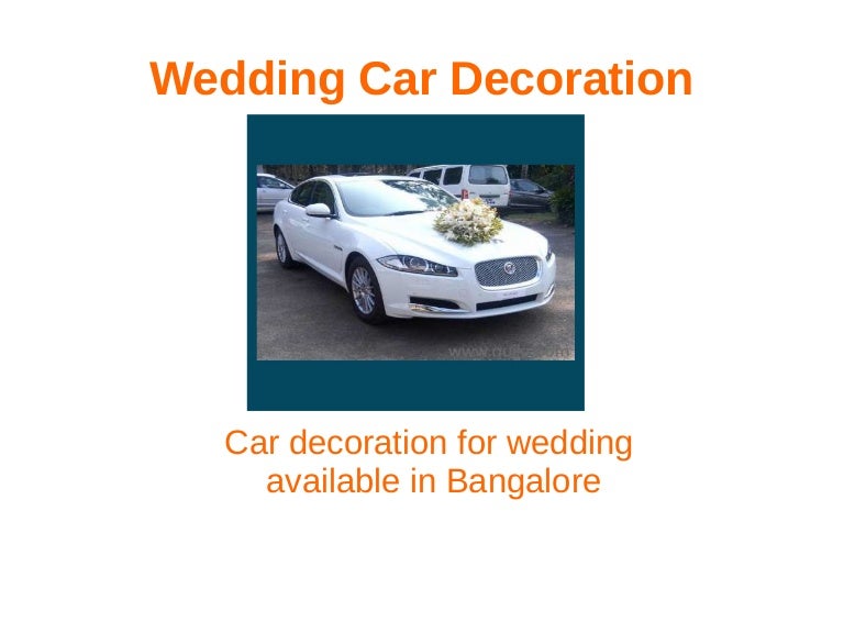 Wedding car-decoration