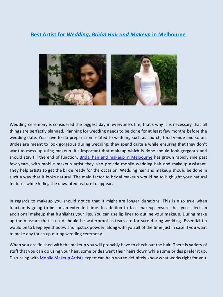 Wedding Bridal Hair And Make Up