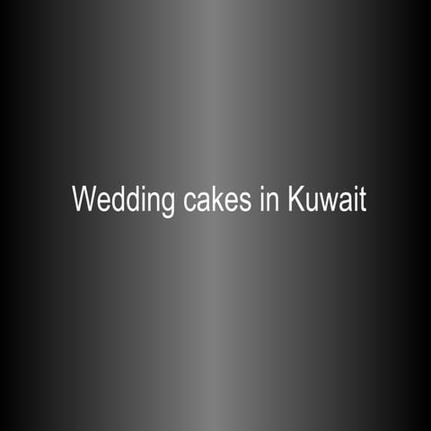 Bolos de casamento no  Kuwait