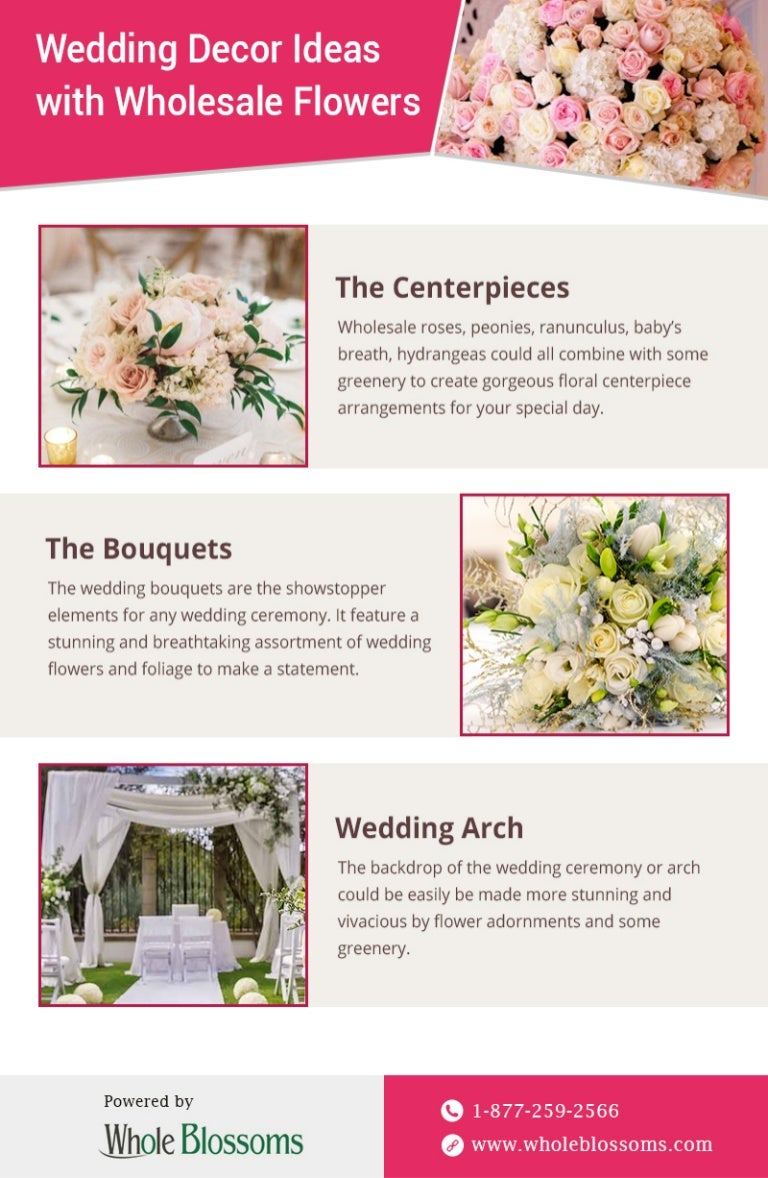Create Beautiful Arrangements With Wholesale Wedding Flowers