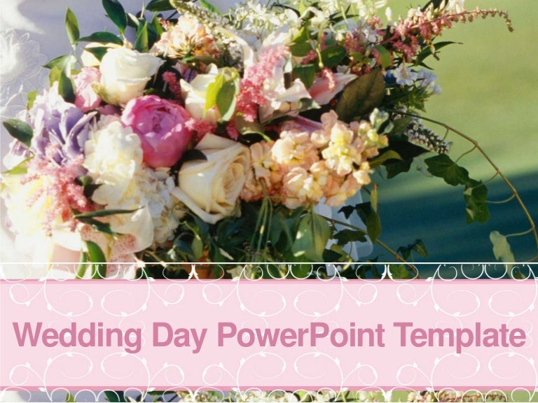 free wedding powerpoint template