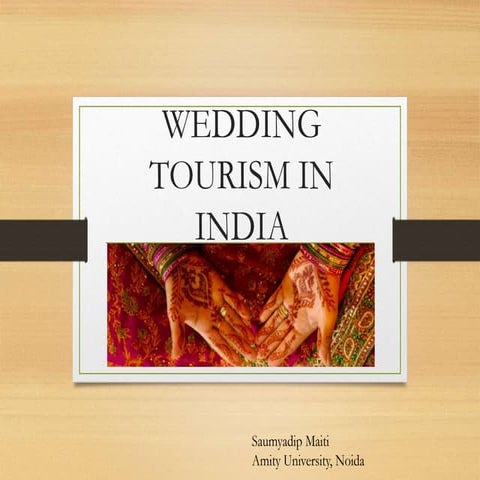 Wedding tourism in india