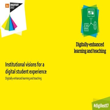 Institutional visions for a digital student experience