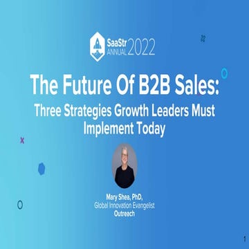 A New Era of B2B Sales: Three Strategies Growth Leaders Must Implement Today ...