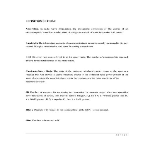 MICROWAVE LINK DESIGN