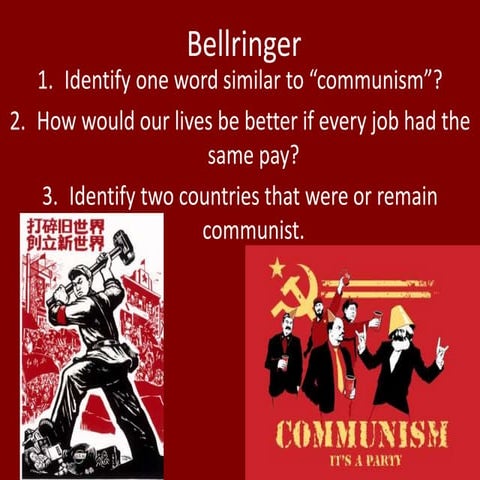 Wed quiz and communism