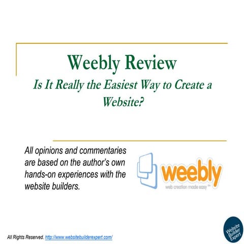 Weebly review
