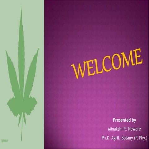 Weed physiology 