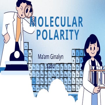 Understanding Molecular Polarity and Geometry: Electronegativity and ...