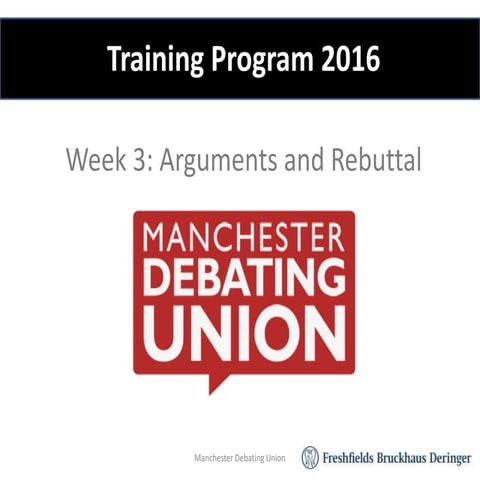Week-3-Arguments-and-Rebutal The Art of the Rebutt
