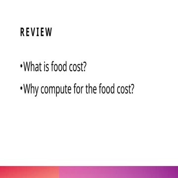 TLE Food Preparation 9 Vegetable Cutting Techniques