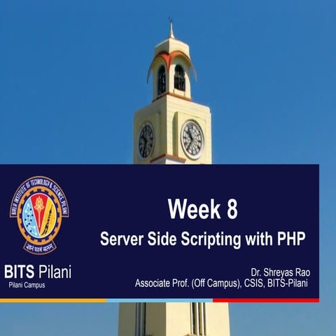 Comprehensive Guide to Server Side Scripting with PHP and MySQL | PPT