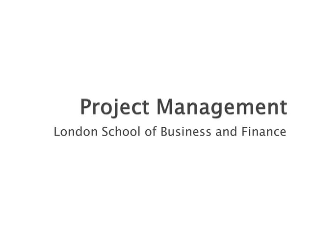 Project Life Cycle