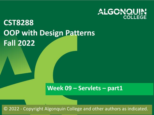 Week 09 -Servlets-part1.pdf