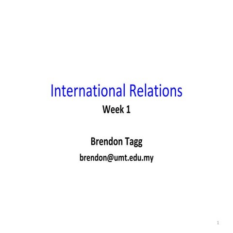 international relation 