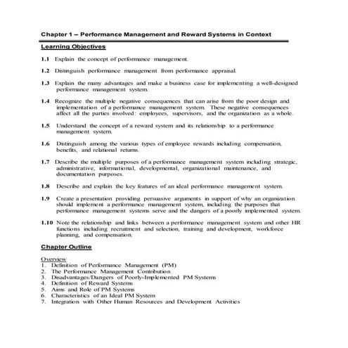 Performance Management - Herman Augnis 