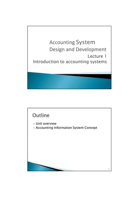 Introduction to Accounting System
