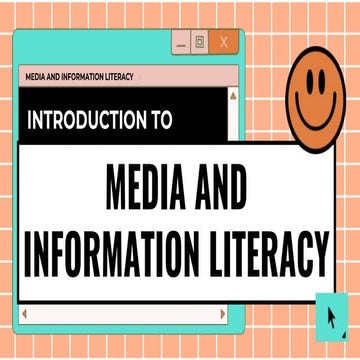 Media and Information Literacy - Module 1: Week 1