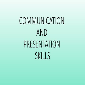 Effective Communication At Workplace | PPTX