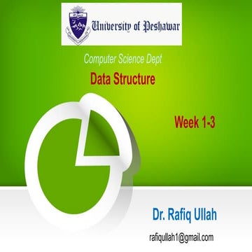 Data structure introduction to BS computer science level | PPTX