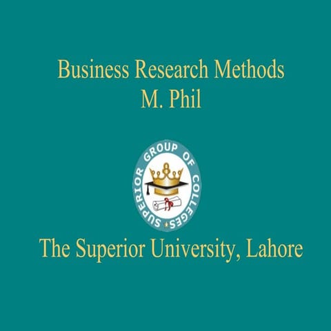 business research process, design and proposal