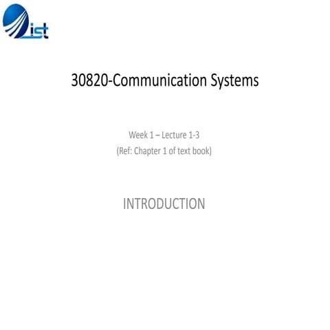 Communication Systems_B.P. Lathi and Zhi Ding (Lecture No 1-3)