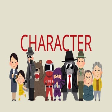 Understanding Characters and Characterization in Storytelling ...