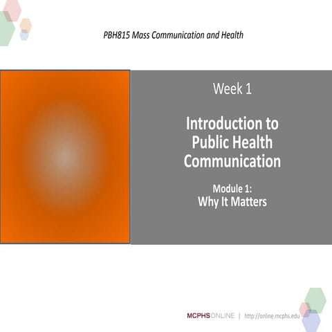 PBH.815: Week 1 Lecture Slides