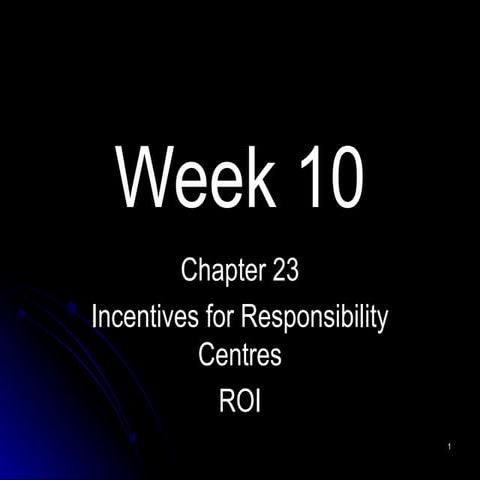 Week 10 | PPT