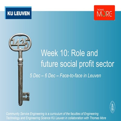 Week 10   role and future social profit sector