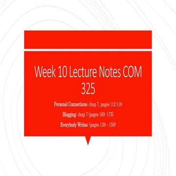 Week 10 lecture notes_com325
