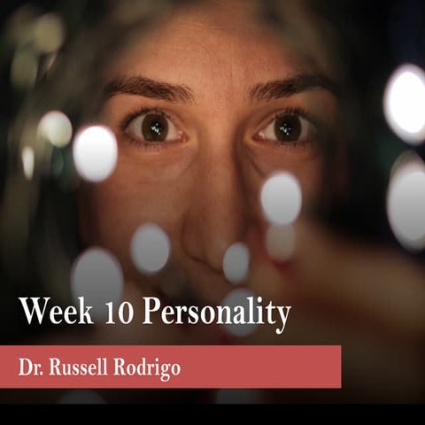 PSY101 Week 10 personalities