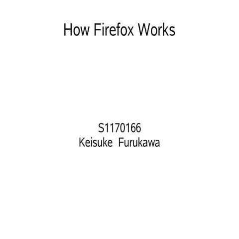How Firefox Works