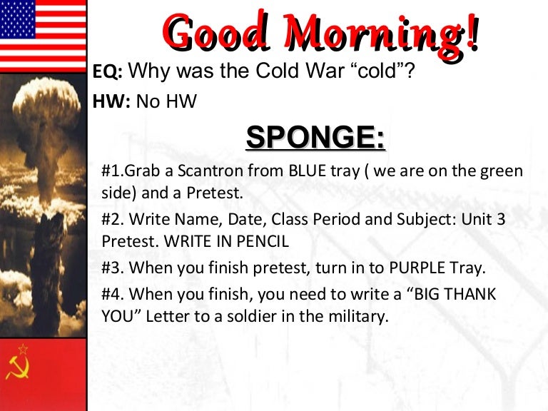 Week 11 Day 5 Cold War