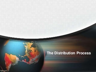 TSM 101 tourism sectors pt. 5- distribution