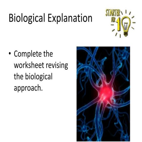 Week 11 A2 Biology and Depression