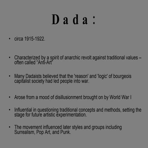 Week11 dadaand surrealism