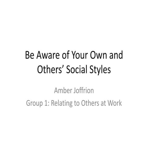 Week11 jigsawsocialstyles