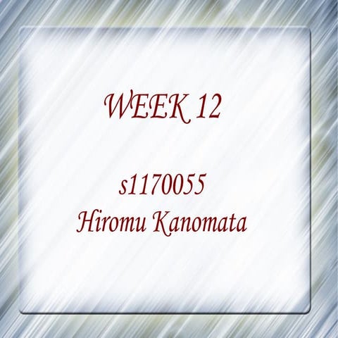 Week12