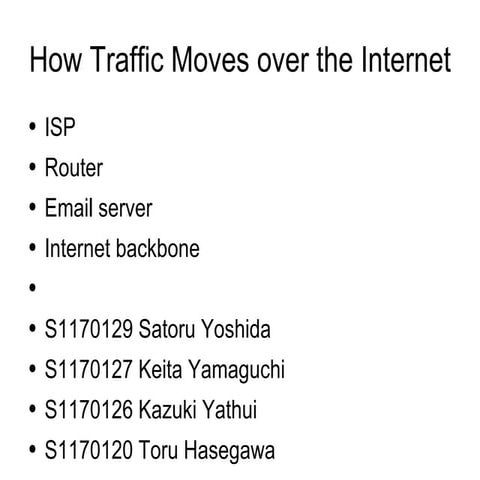 Presentation 1 The Internet | PPTX