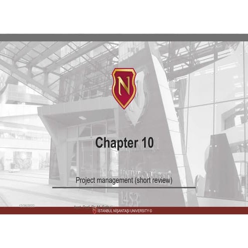 Week 12.pdf Project Management course week 12 | PDF