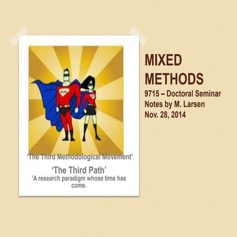 Week 12   mixed methods