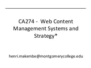 Week 12 - Search Engine Optimization