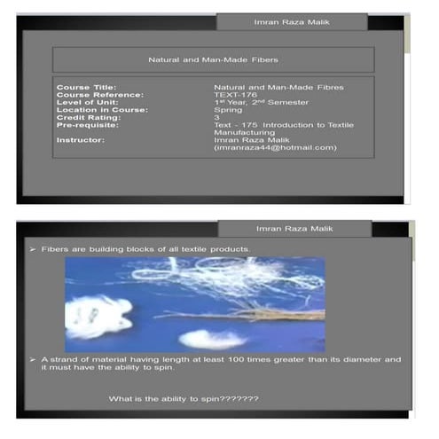 lecture of fiber introduction