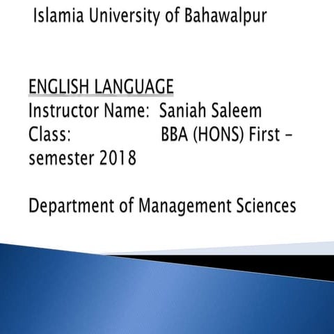 Week 12th  lecture of the bba first semester by saniah saleem rao