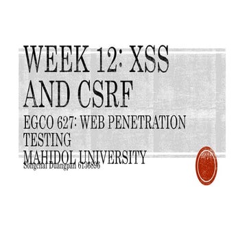 Cross-site scripting (XSS)